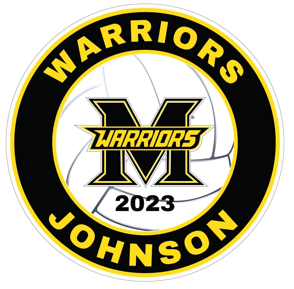 Memorial Volleyball car decal OR personalized